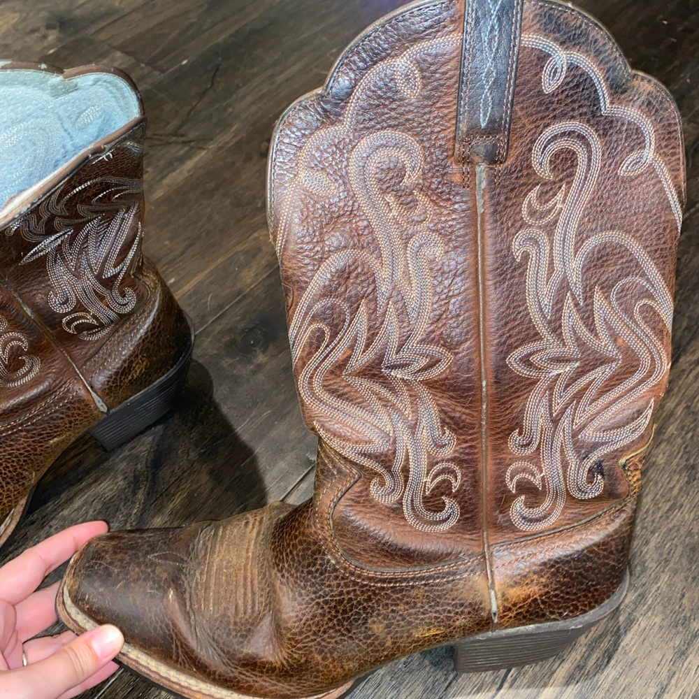 Leather Cowboy Boots